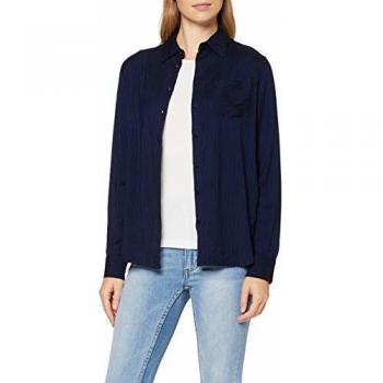Camisa Wrangler 1 Pkt Regular, Azul, X-Small para Mujer
