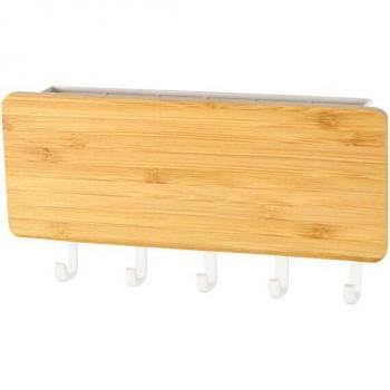 Wooden Wall Hook Storage Rack