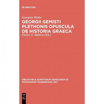 Opuscula De Historia Graeca, Bibliotheca Teubneriana