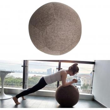 Bola de Fitness Antideslizante 55 cm – Protección Total en Yoga y Pilates