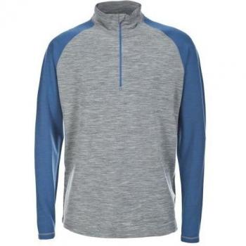 Sweat Mens Hex à manches longues type half‑zip
