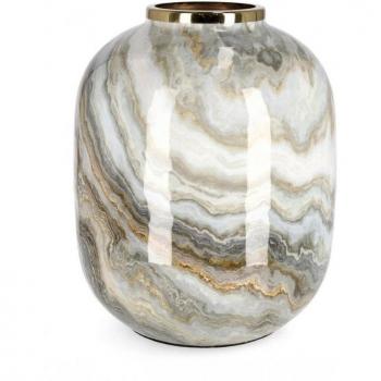 Vaso Duro Gris Oro Iperbriko 29x36h