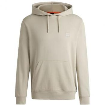 Boss Herren Sweatshirt Wetalk Kapuzenpullover Beige Regular Fit