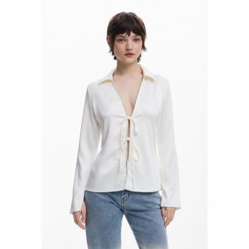 Tessuto Blusa Anni Settanta