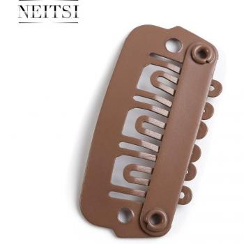 Neitsi 2.3 cm U Shape Hair Snap Clips 100pcs 5 Color Set
