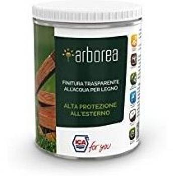 Finitura all'Acqua per Legno da Esterni Ica For You, Neutro Opaco, 750 ml
