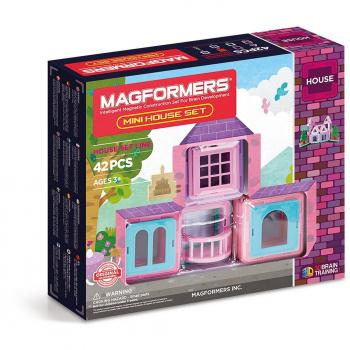 Magformers Mini‑House Set 42‑teiliges Magnetbau-Spiel