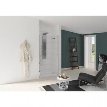 Muro de Ducha Kinestyle Espesor 80 cm, Altura 200 cm, Vidrio Transparente