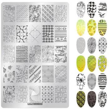 DecoGeometría Acero Estampado