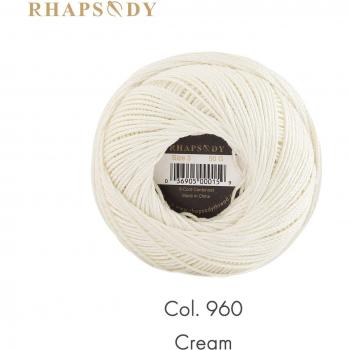 Coton perlé égyptien Rhapsody, fil à crocheter, taille 3, 50g, 120yds, couleurs assorties