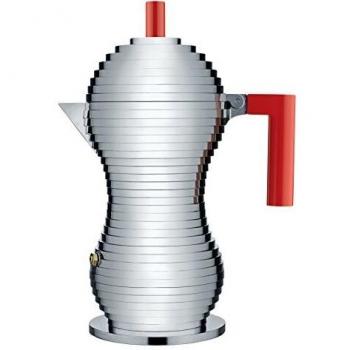 Alessi MDL02/6 R Pulcina – Caffettiera in Fusione d'Alluminio