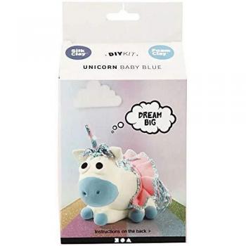 FunFriends Blue Unicorn Modeling Bundle – Silk Clay + Paste