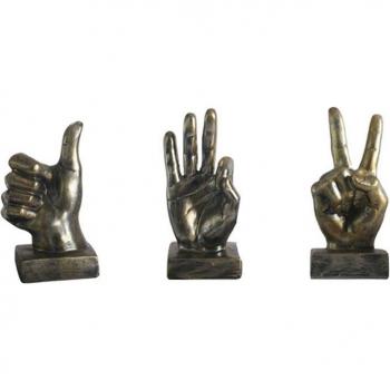 Strongwell Vintage European Finger Figurine Resin Craft Desk Decor Home Decoration Living Room Birthday Ornament