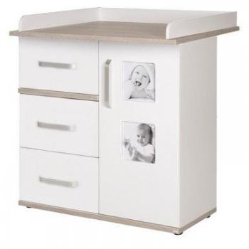 Roba Wickelkommode Moritz, schmal, weiß