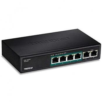 Switch PoE TRENDnet TPE-S50 de 5 puertos
