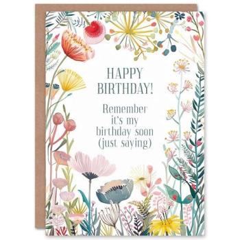 Mine Laughing Floral Card