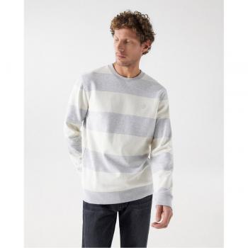 Sudadera de rayas con logo Salsa Jeans