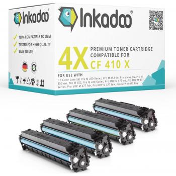 Ersatz-Toner HP CF-411X – Mehrfachkartusche, 6.500 Seiten, 3x 5.000 Seiten – für HP MFP M377 dw