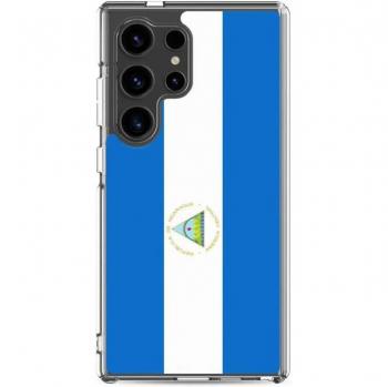 Capa Protectora Samsung Galaxy S10e Drapeau Nicaragua, Textura Suave y Vibrante