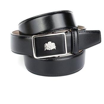 Herren Ledergürtel Anthoni Crown, 95 cm, schwarz