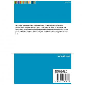 Analyse einer Werbeanzeige und Ausarbeitung einer Below-the-Line Maßnahme für Mika 4 Swatch