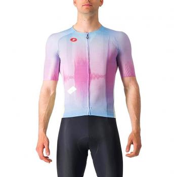 Castelli R-A/D Rosso Corsa Performance Shirt Paars Korte Mouwen XXL