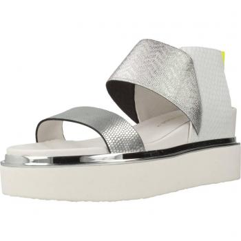 Rico Sandal de United Nude, Sandalias para Mujer con Correa de Tobillo, Plateadas