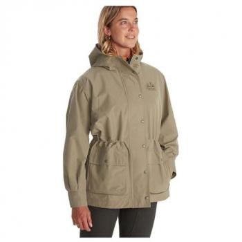Marmot Wasserdichter Damen Parka, atmungsaktiv, grün, Größe S