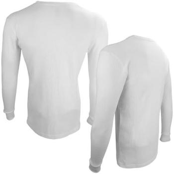 Thermal Comfort Duo: Men’s Fleece Base Layers – 2 Pack, White