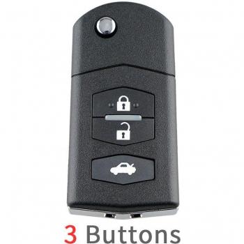 Boîtier de clé pliable pour Mazda 2 3 5 6 BT50 CX-5 CX-7 CX-9 RX8