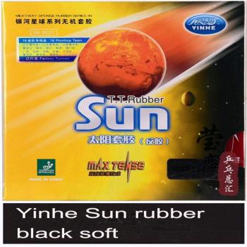 Galaxy Yinhe Sun – Raquette de tennis de table avec caoutchouc 9031