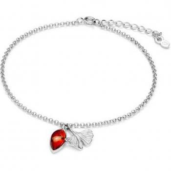 Golden Leaf Ginkgo Silver Band – Lily's Treasure Collection