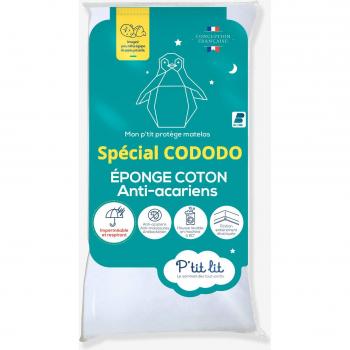 P'TIT LIT Protéger Matelas Bébé Cododo Imperméable, Anti‑Acariens – Éponge Absorbante et Silencieuse