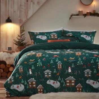 Green Pine Fleece Duvet Pack for Juniors