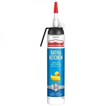 UniBond Bath and Kitchen Translucent Sealant 208g White