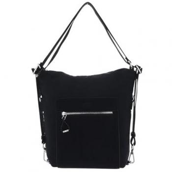 Jost, Handtasche, Schultertasche Roskilde 2-Way Bag, Schwarz