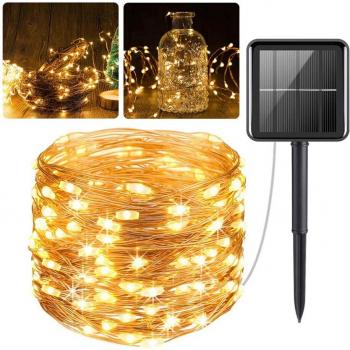 100/200 LEDs Solar Powered String Lights for Christmas Decor