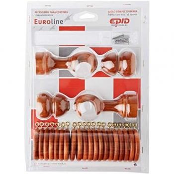 Juego Accesorios Cortina 29mm Cereza