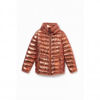 Chaqueta Amarilla con Capucha Desigual Mujer L