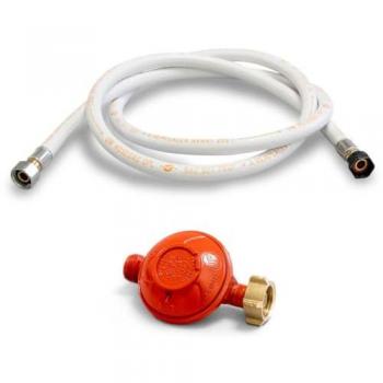 Tuyau gaz flexible 2 m + Détendeur 37 mbar Propane – Pack barbecue