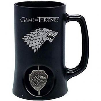 SD toys Juego de Tronos Jarra de Cerveza 3D Rotating Stark Black