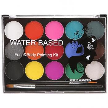 Kit de peinture pour le visage et le corps Wewi, palette de 15 couleurs