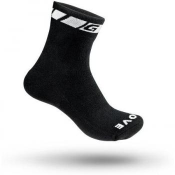 Calcetines Térmicos GripGrab Primavera Otoño Padded para Ciclismo, Unisex, Negro, M