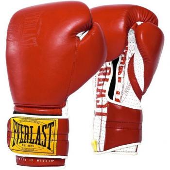 Everlast 1910 Artificial Leather Boxing Gloves Red 16 oz