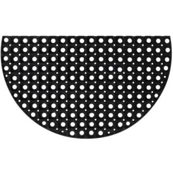 Zerbino Mezzo Rotondo 45x75 cm in Gomma vidaXL26651