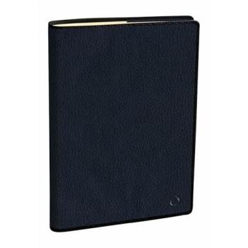 Semainier Prestige Marlow – Décembre-Janvier 14 Mois, 1 Semaine sur 2 Pages, Papier Ivoire, Bleu Nuit
