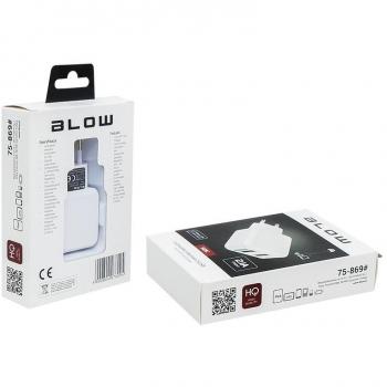 Blow 2xUSB Ladegerät Weiß