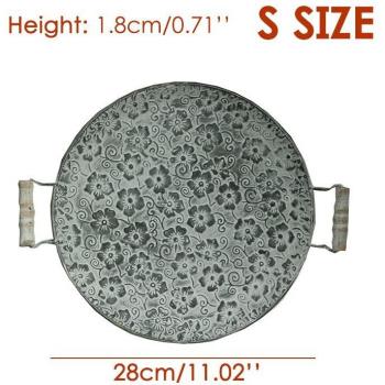 Galvanized Metal Photography Prop Tray