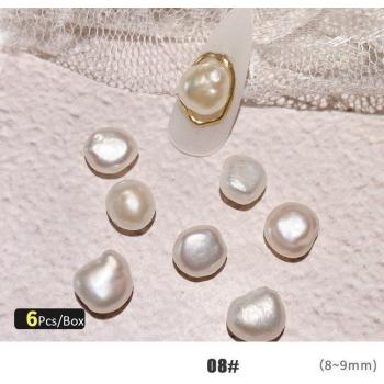 Joyería Encantadora: Perlas de Agua Dulce 3D – 10 uds