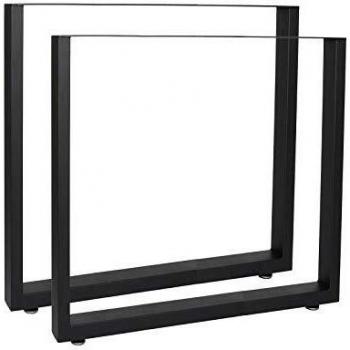 Telaio per tavolo 70x72 cm verniciatura a polvere nera